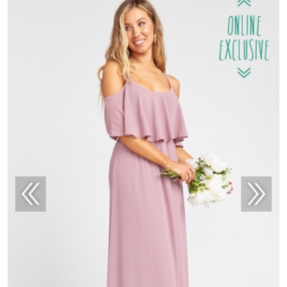 Show Me Your Mumu Bridesmaid Dress CAITLIN RUFFLE - Picture 1 of 8